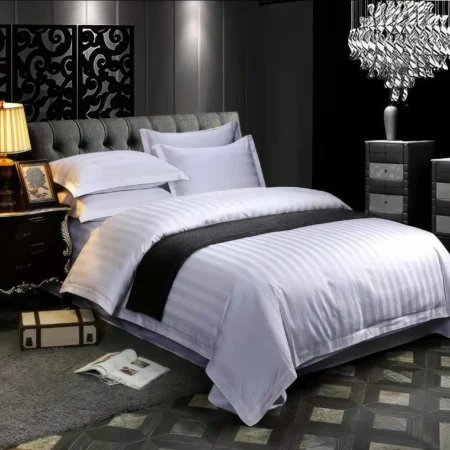 Lenjerie pat damasc 100% bumbac king size