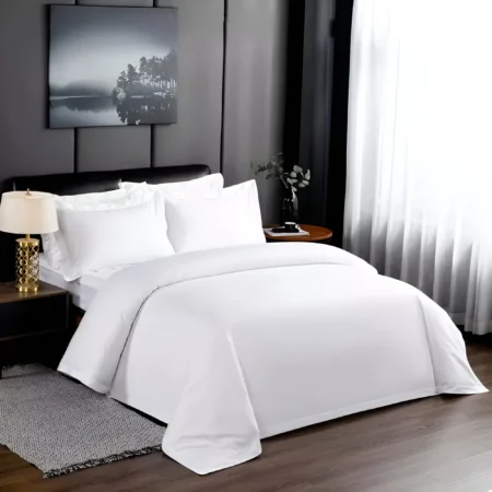Lenjerie pat percale 80% bumbac 1 persoană
