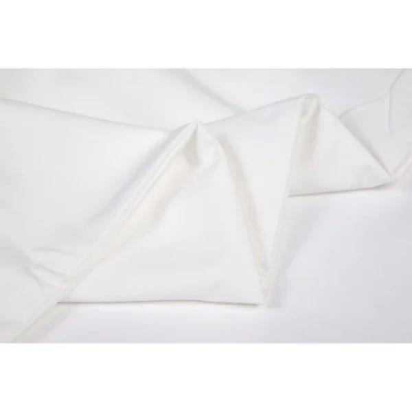 Protecție pernă albă cu fermoar 50x70